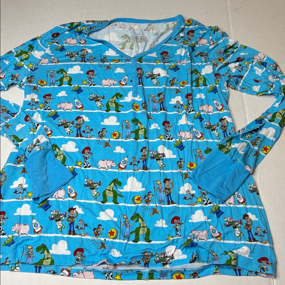 Little Sleepies Disney Pixar Toy Story Women's Pajama Top Size XL New!